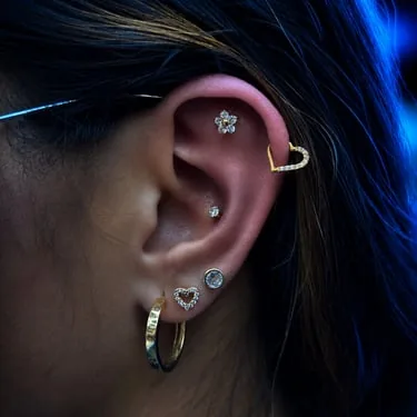 Minimal jewelry at Synergy Body Art in Lakewood, Colorado